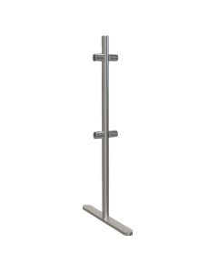 ADM EP6 27.5" H Stainless Steel Center Post for Freestanding Sneeze Guards