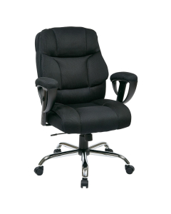Office Star Work Smart Big & Tall 350 lb. Mesh Fabric High-Back Office Chair