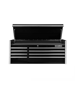 Extreme Tools RX552508CH RX Series 55" W x 25" D x 22-1/4" H 8 Drawer Top Chests (Shown in Black With Chrome Drawer Pulls & Trim)