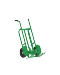 Valley Craft 2-Wheel Steel Pallet Hand Truck With Pneumatic Wheels And Hand Brake