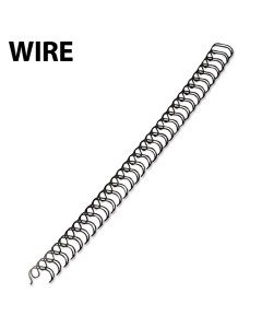 Fellowes Wire Binding Spines, 25/Pack (Shown in Black)