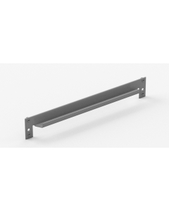 Tennsco 15" L Low Profile 14-Gauge Steel Shelf Support for Z-Line Shelving, Medium Grey