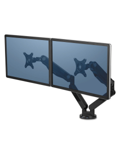 Fellowes Platinum Series Dual Monitor Arm Desk Mount for Monitors Up to 27"