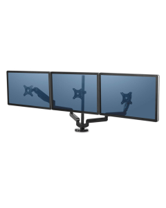 Fellowes Triple Monitor Arm Desk Mount for Monitors Up to 27"