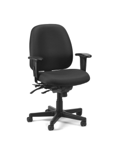 Eurotech 4x4 SL FM498SL Multifunction Fabric Mid-Back Task Chair (Shown in Black)