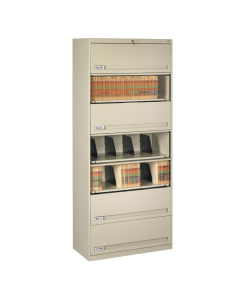 Tennsco 7-Shelf 36" Wide Closed Shelf Lateral File Cabinet (Shown in Putty)