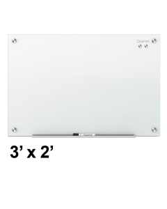 Quartet Infinity 3' x 2' White Magnetic Glass Whiteboard