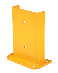 Vestil 12" H x 10" W x 6" D Structural Steel Rack Guard, Yellow