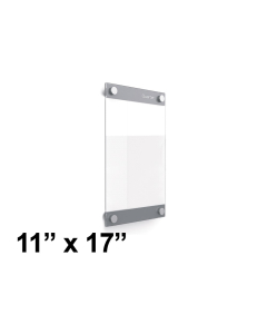Quartet Infinity 11" x 17" Magnetic Custom Glass Whiteboard