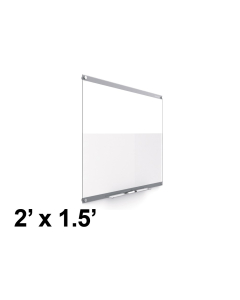 Quartet Infinity 2" x 1.5" Magnetic Custom Glass Whiteboard