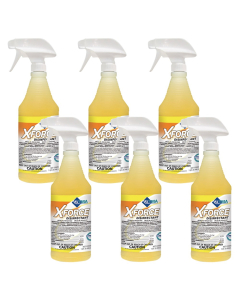 X-Force Disinfectant Spray Cleaner, Ready-to-Use, 32 oz Bottle (6-Pack Case)