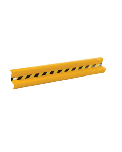 Vestil 48" L Steel Straight Guard Rail, Yellow