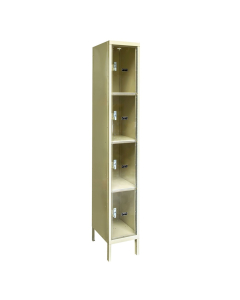 Hallowell 4-Tier Safety-View Plus Box Lockers (Shown in Tan)