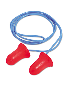 Howard Leight by Honeywell MAX-30 Single-Use Earplugs, Corded, 33NRR, Coral, 100/Pairs