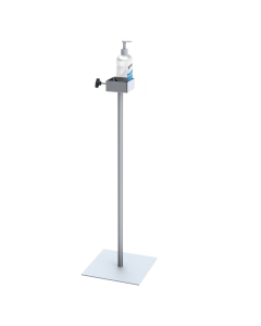 Testrite 36" H Hand Sanitizer Stand for Small Pump Dispenser (Hand sanitizer bottle not included)