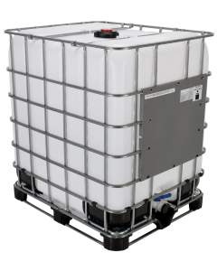 Vestil 330 Gal Capacity UN Rated HDP Intermediate Bulk Container with Wire Frame