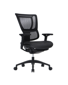 Eurotech iOO Mesh High-Back Executive Office Chair (Shown in Black)