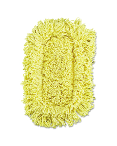 Rubbermaid 12" L Looped-End Dust Mop, Yellow, Pack of 12
