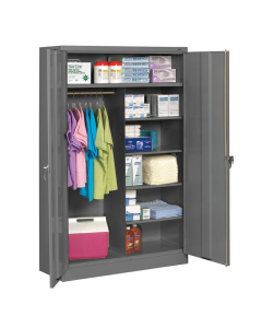 Tennsco Jumbo Combination Storage Cabinets (Medium Grey)