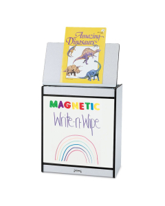 Jonti-Craft Rainbow Accents 24" W Write-n-Wipe Magnetic Dry Erase Mobile Big Book Easel (Shown in Black)