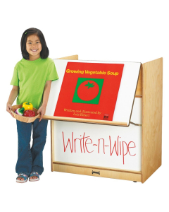 Jonti-Craft 30" W Write-n-Wipe Dry Erase Mobile Big Book Easel