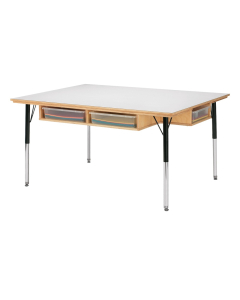 Jonti-Craft 15" to 24" Adjustable Elementary School Table