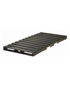 Jifram Extrusions 05000191 96" x 48" 4-Way Entry Heavy Duty Plastic Pallet