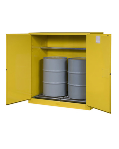 Justrite Sure-Grip EX 115 Gal Self-Closing Drum Safety Storage Cabinet, 65" H