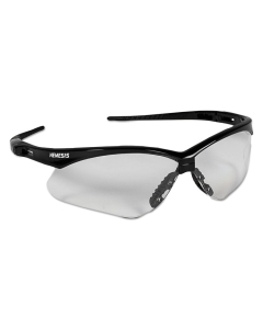 Jackson Safety Nemesis Safety Glasses, Black Frame, Clear Lens