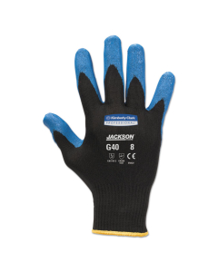 Jackson Safety G40 Nitrile Coated Gloves, Medium/Size 8, Blue, 12/Pairs