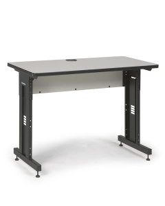 Kendall Howard 48" W x 24" D Height Adjustable Training Table (Shown in Grey)