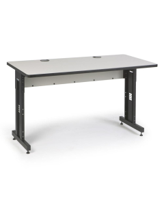 Kendall Howard 60" W x 30" D Height Adjustable Training Table (Shown in Grey)