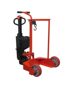 Wesco 1000 lb Load Power Drive 20" Dia. Cylinder Hand Truck