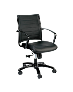 Eurotech Europa LE222TNM Leather Mid-Back Executive Office Chair