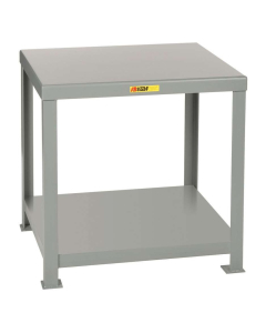 Little Giant Heavy-Duty Steel Machine Table with Lower Shelf, 10,000 lb Capacity