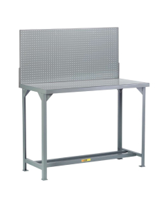 Little Giant All-Welded Steel Workbench with Pegboard Panel, 3000 to 5000 lb Capacity