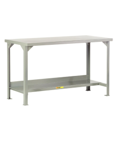 Little Giant Steel Workbench with Lower Shelf, 3000 to 5000 lb Capacity