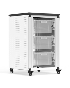 Luxor 29" H Modular Classroom Storage Cabinet with 3 large bins
