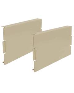Lyon Closed-End Base for 6" High x 12" Deep Lockers, Putty