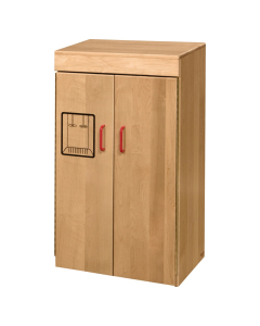 Wood Designs Maple Refrigerator Dramatic Play Set (Preschool Furniture)