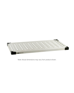 Metro Super Erecta Solid Shelf, Louvered & Embossed Stainless Steel