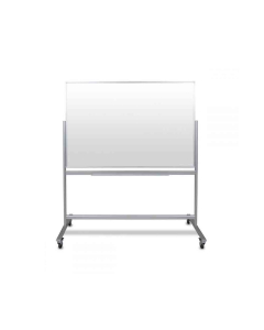 Luxor 5 x 3 Glass Magnetic Mobile Reversible Whiteboard