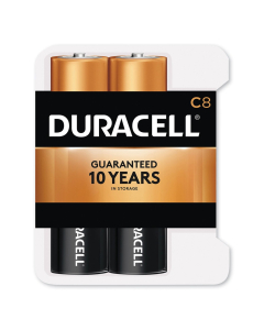 Duracell CopperTop Alkaline C Batteries, Pack of 8