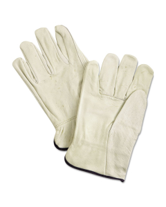 Memphis Unlined Pigskin Driver Gloves, Cream, X-Large, 12/Pair