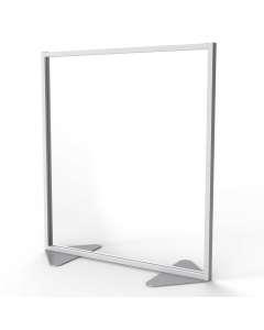 Ghent 48" W Clear Acrylic Plexiglass Room Divider (54" H)