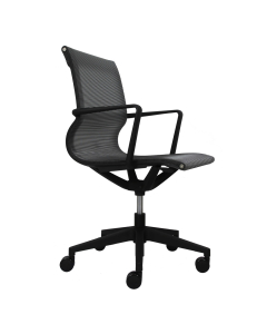 Eurotech Kinetic Mesh Mid-Back Task Chair (Shown in Black)