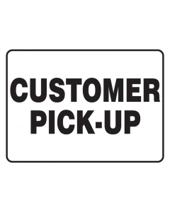 Accuform 14" x 20" Customer Pick-Up Safety Posters