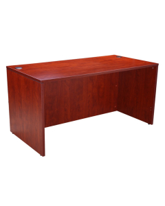 Boss 66" W Straight Front Office Desk (Shown in Cherry)