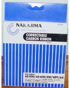 Nakajima NAKXC001 Correctable black ribbons