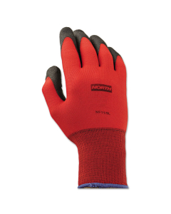 North Safety NorthFlex 9L Foamed PVC Gloves, Red/Black, 12 Pairs